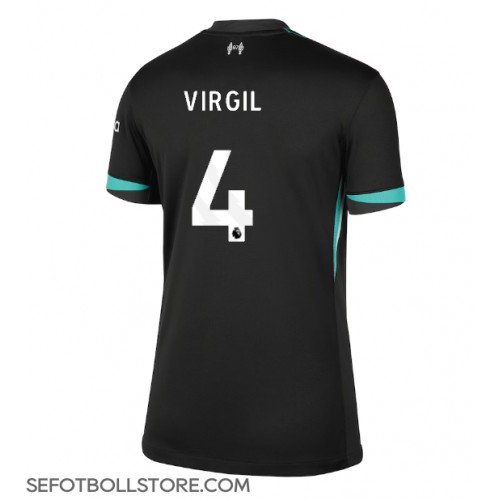 Liverpool Virgil van Dijk #4 Replika Bortatröja Dam 2024-25 Kortärmad